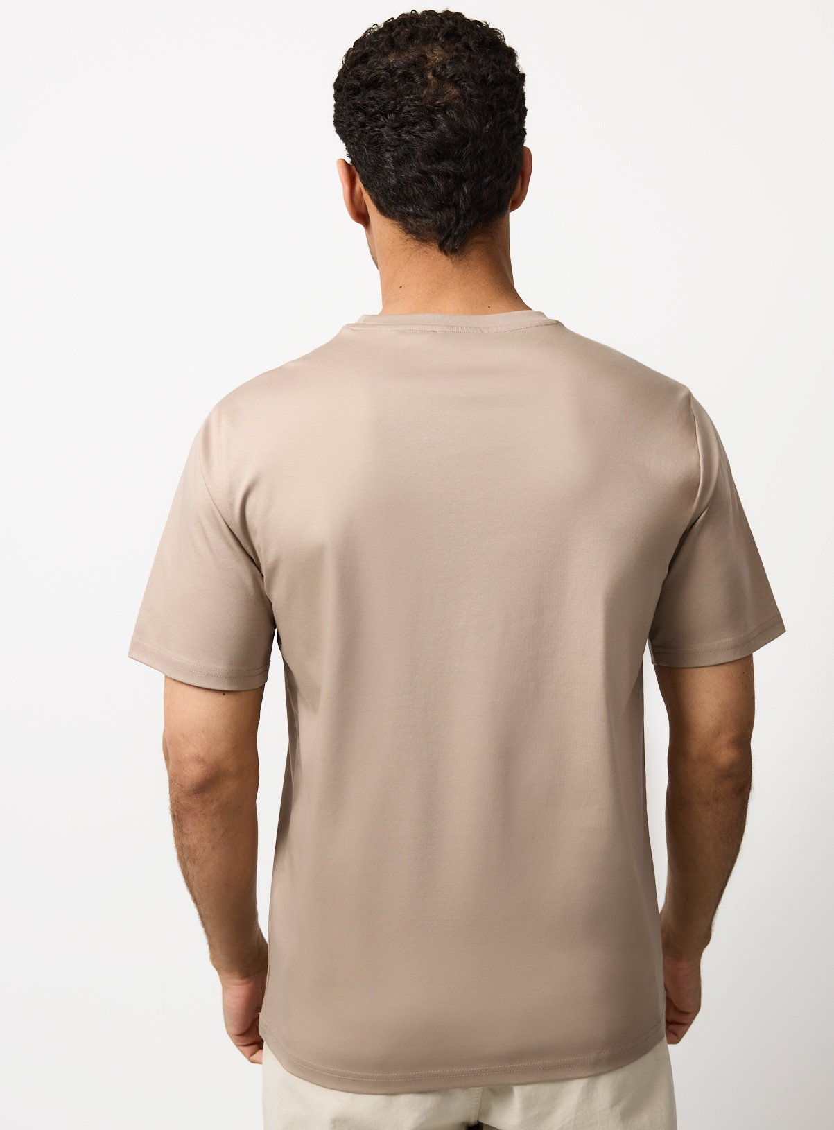 Stone Supima Cotton T-Shirt M - Image 5 thumbnail