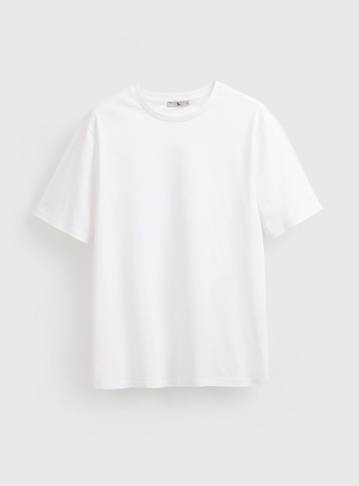 White Supima Cotton T-Shirt XL - Image 3
