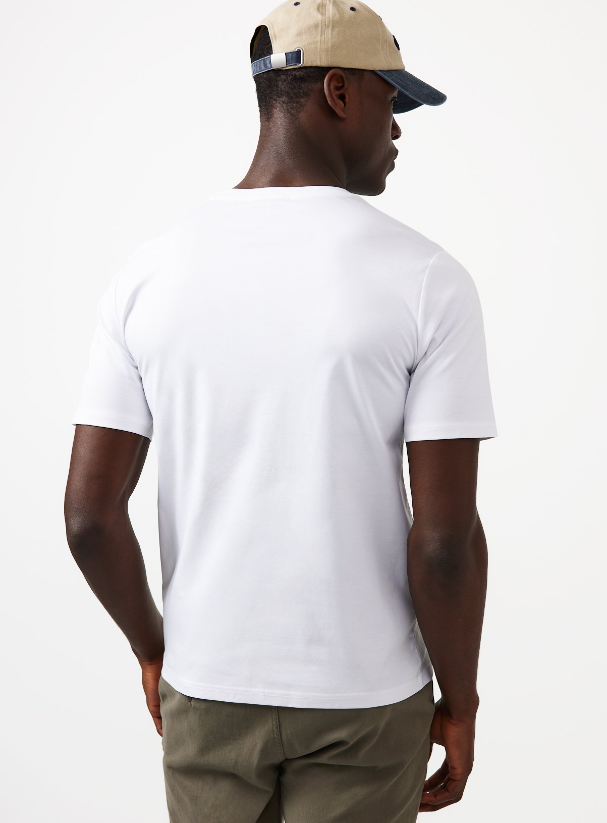White Supima Cotton T-Shirt XL - Image 5 thumbnail