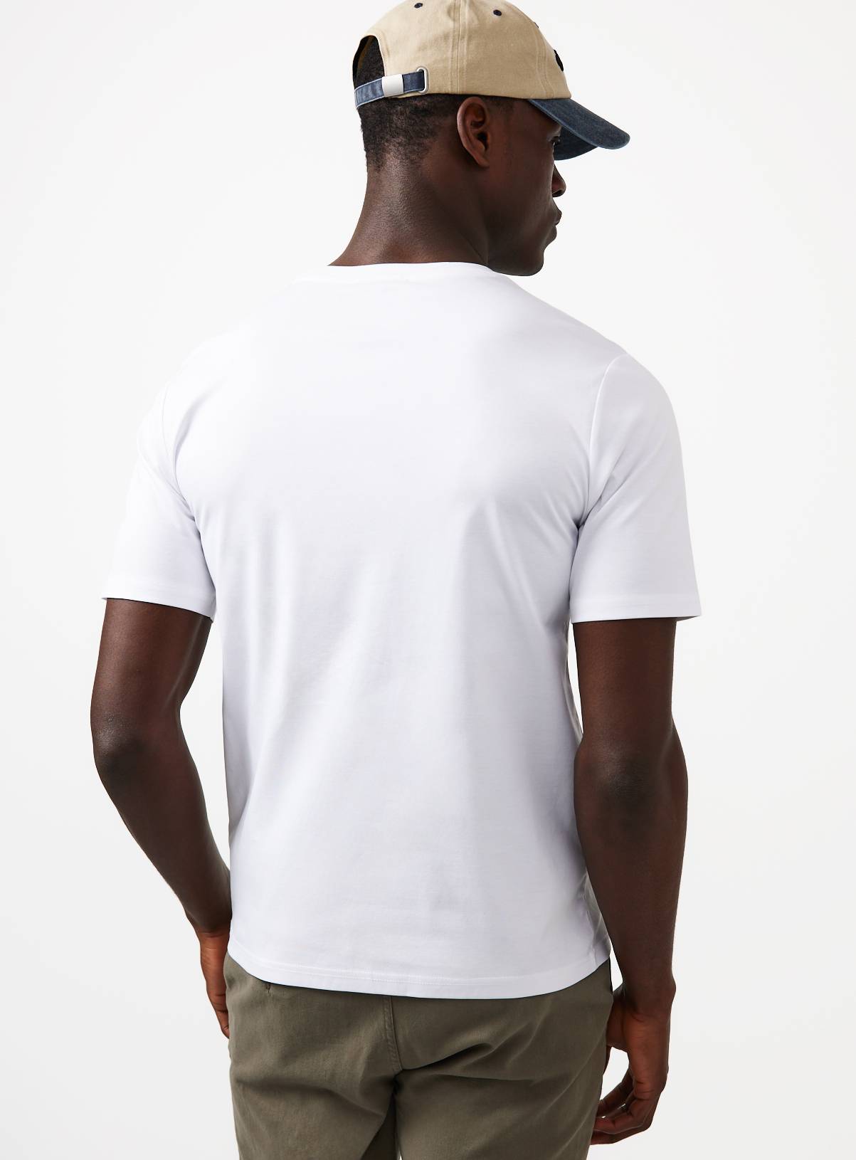 White Supima Cotton T-Shirt XL - Image 5