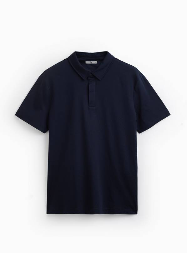 Navy Supima Cotton Polo Shirt XXXL
