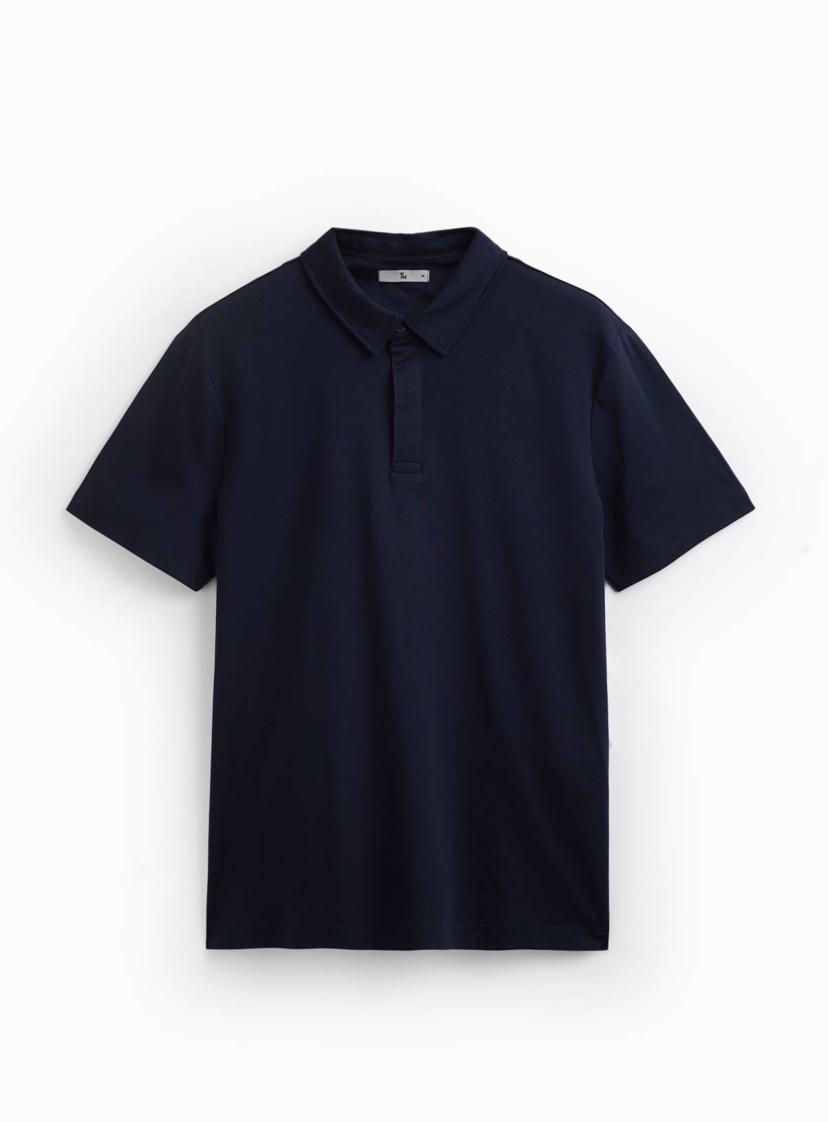Navy Supima Cotton Polo Shirt XXXL - Image 3