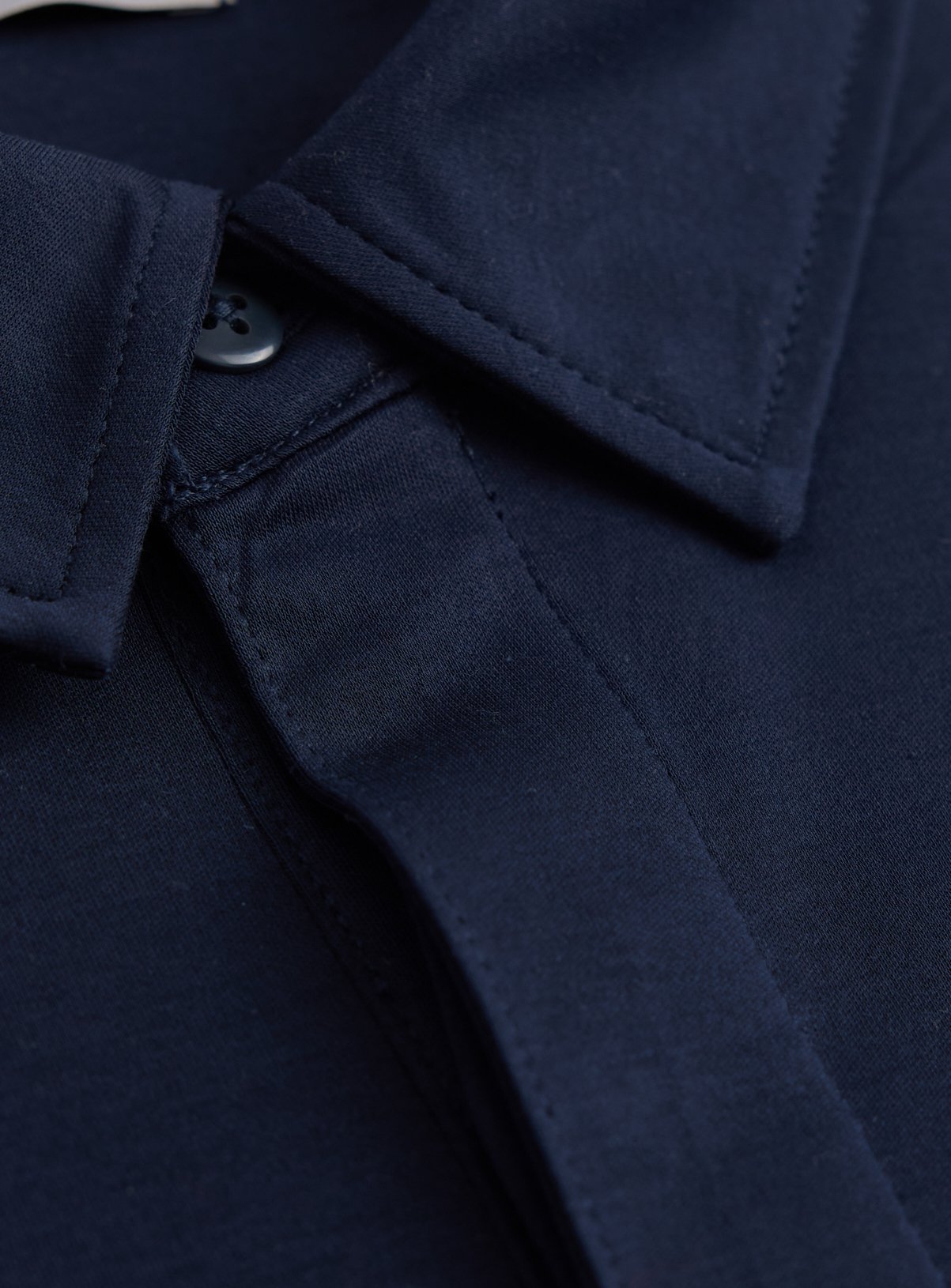 Navy Supima Cotton Polo Shirt XXXL - Image 4 thumbnail