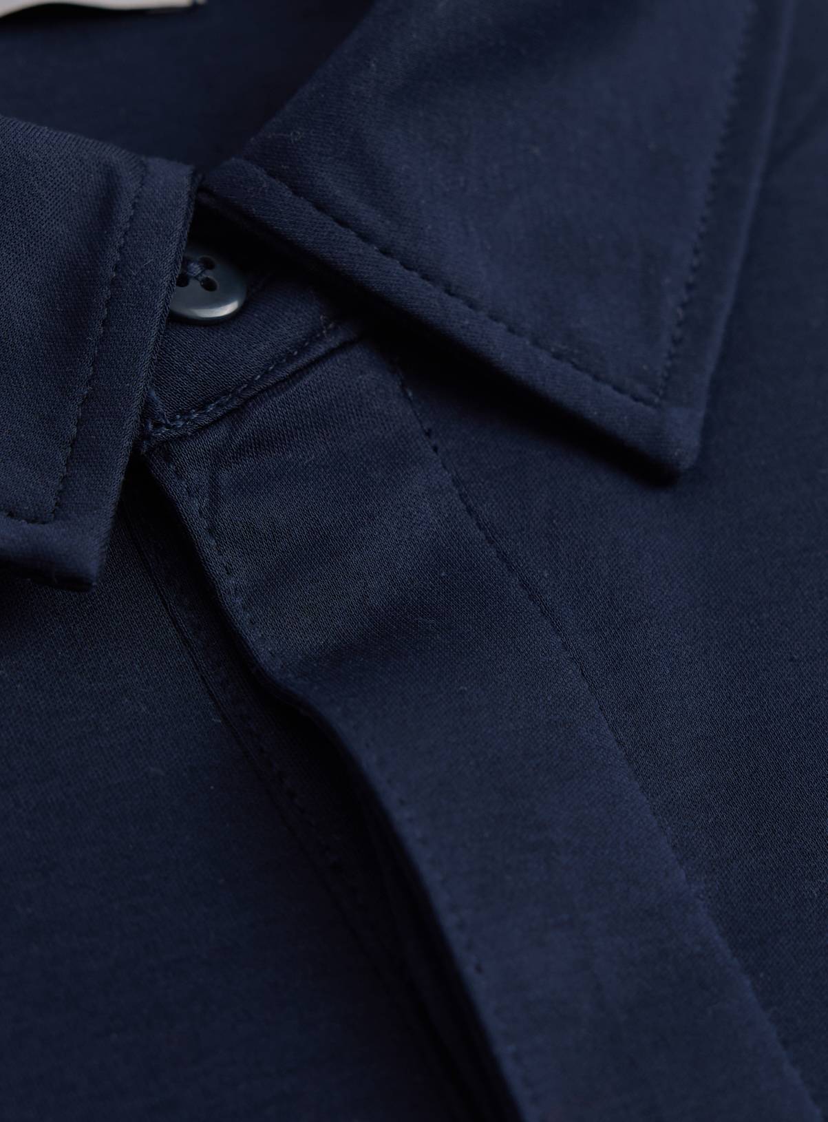 Navy Supima Cotton Polo Shirt XXXL - Image 4