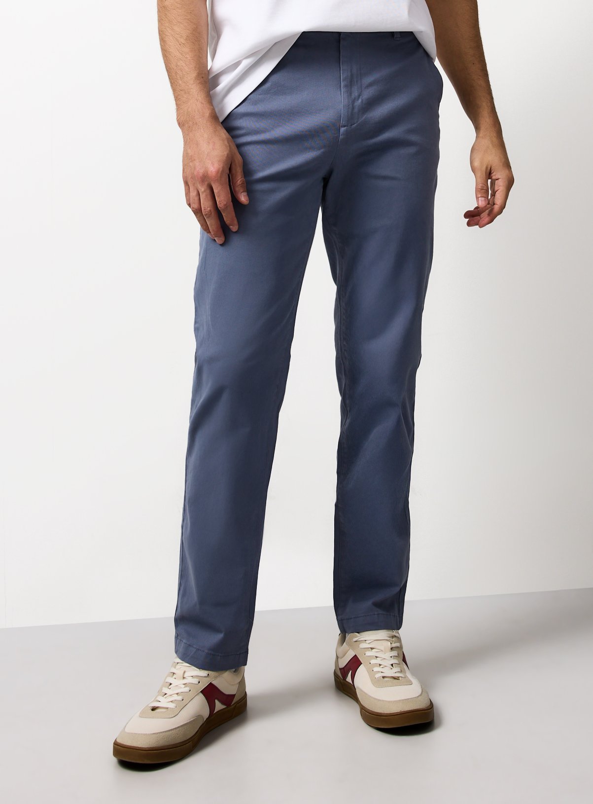 Blue Slim Fit Chinos 42L - Image 2 thumbnail