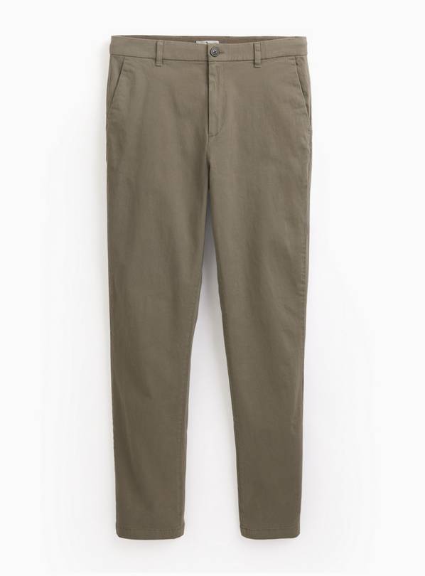 Khaki Slim Fit Chinos 32R