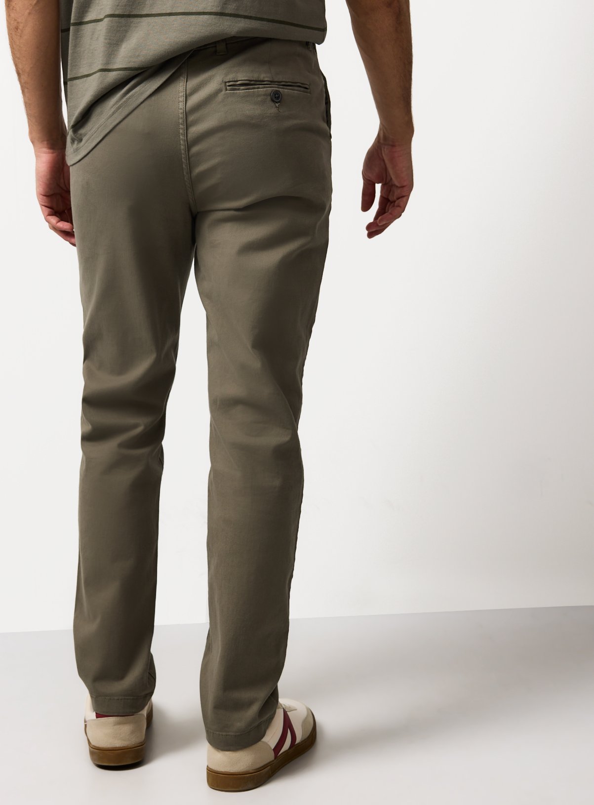 Khaki Slim Fit Chinos 38S - Image 5 thumbnail