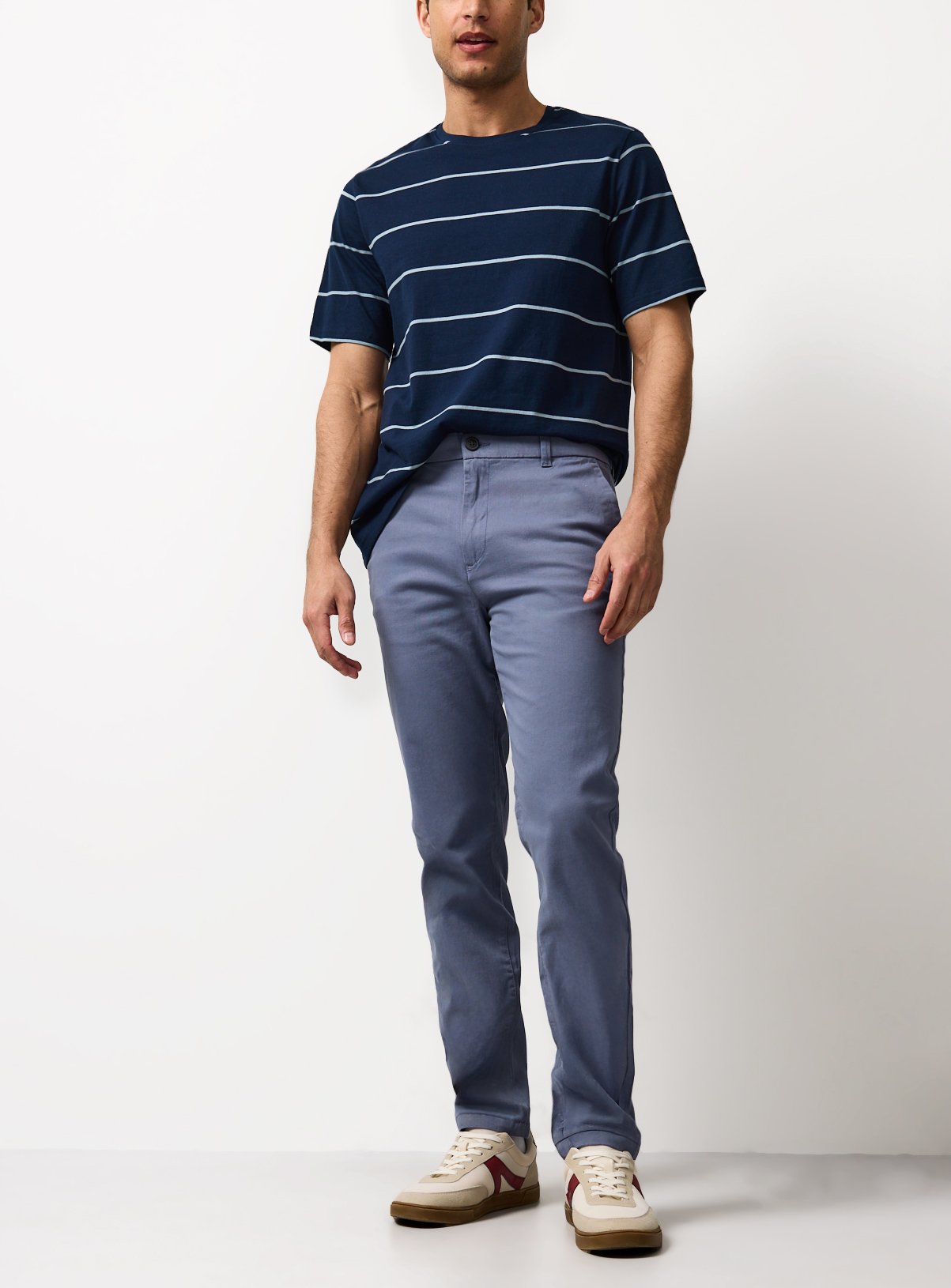 Blue Skinny Fit Chinos 32S - Image 1 thumbnail