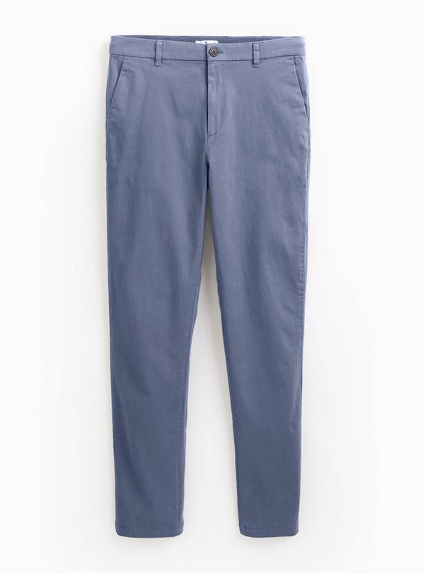 Blue Skinny Fit Chinos 36L