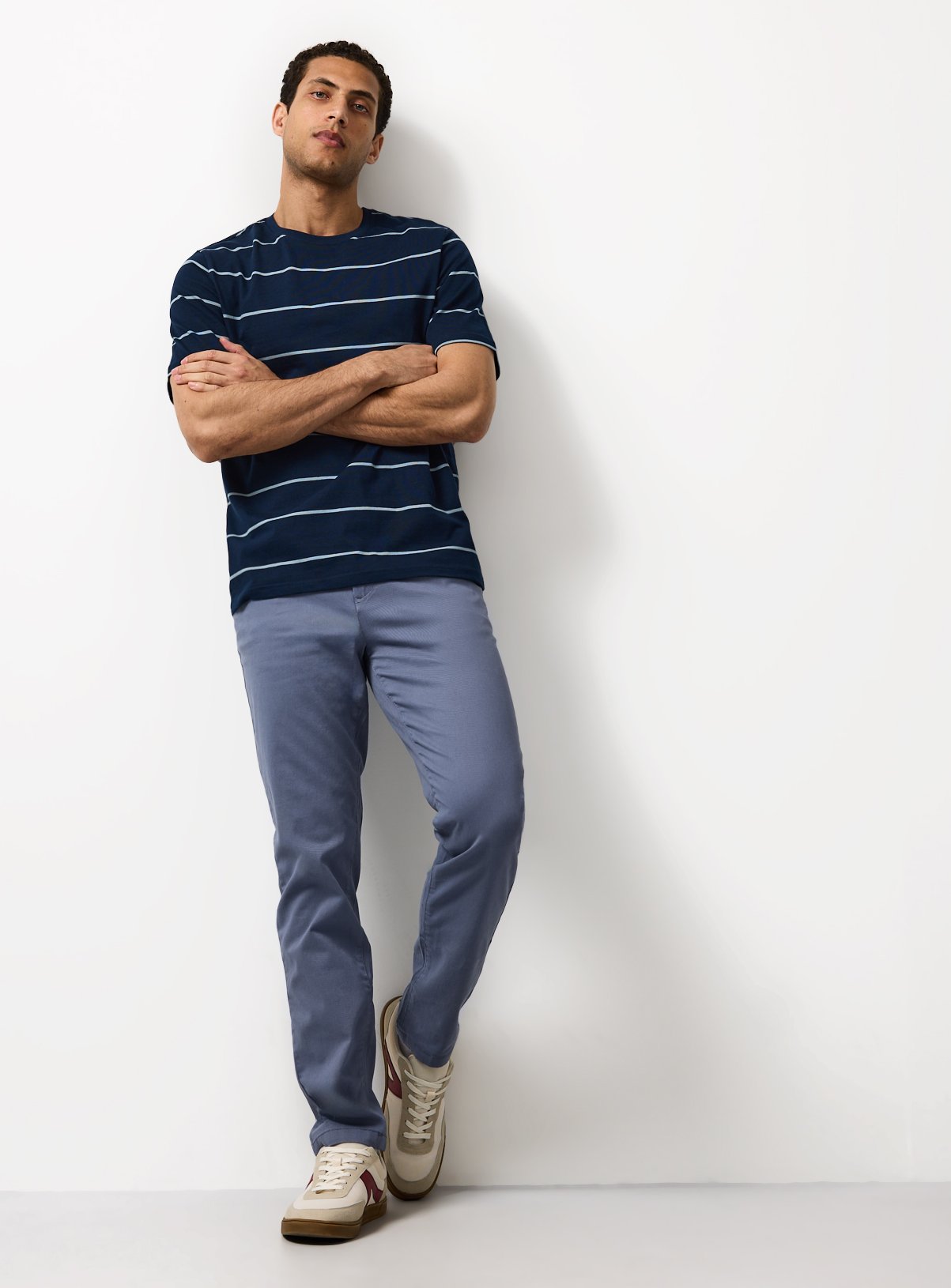 Blue Skinny Fit Chinos 32S - Image 2 thumbnail
