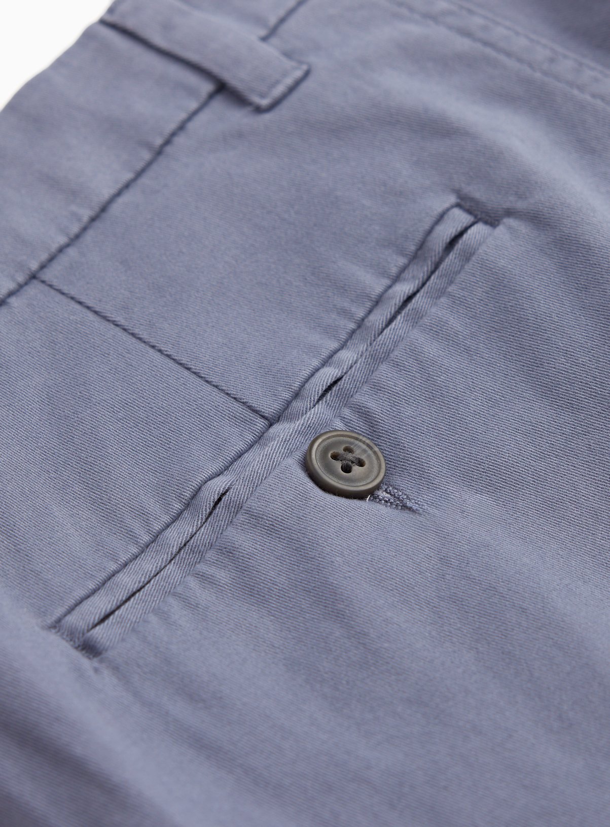 Blue Skinny Fit Chinos 32S - Image 4 thumbnail