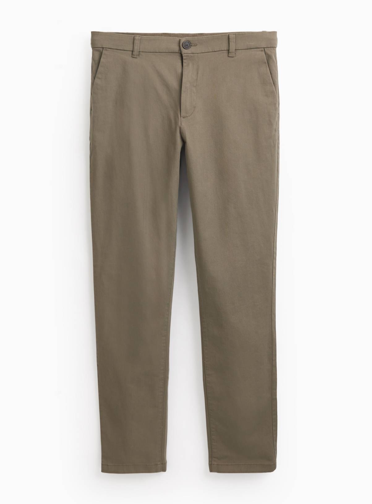 Khaki Skinny Fit Chinos 44R - Image 3