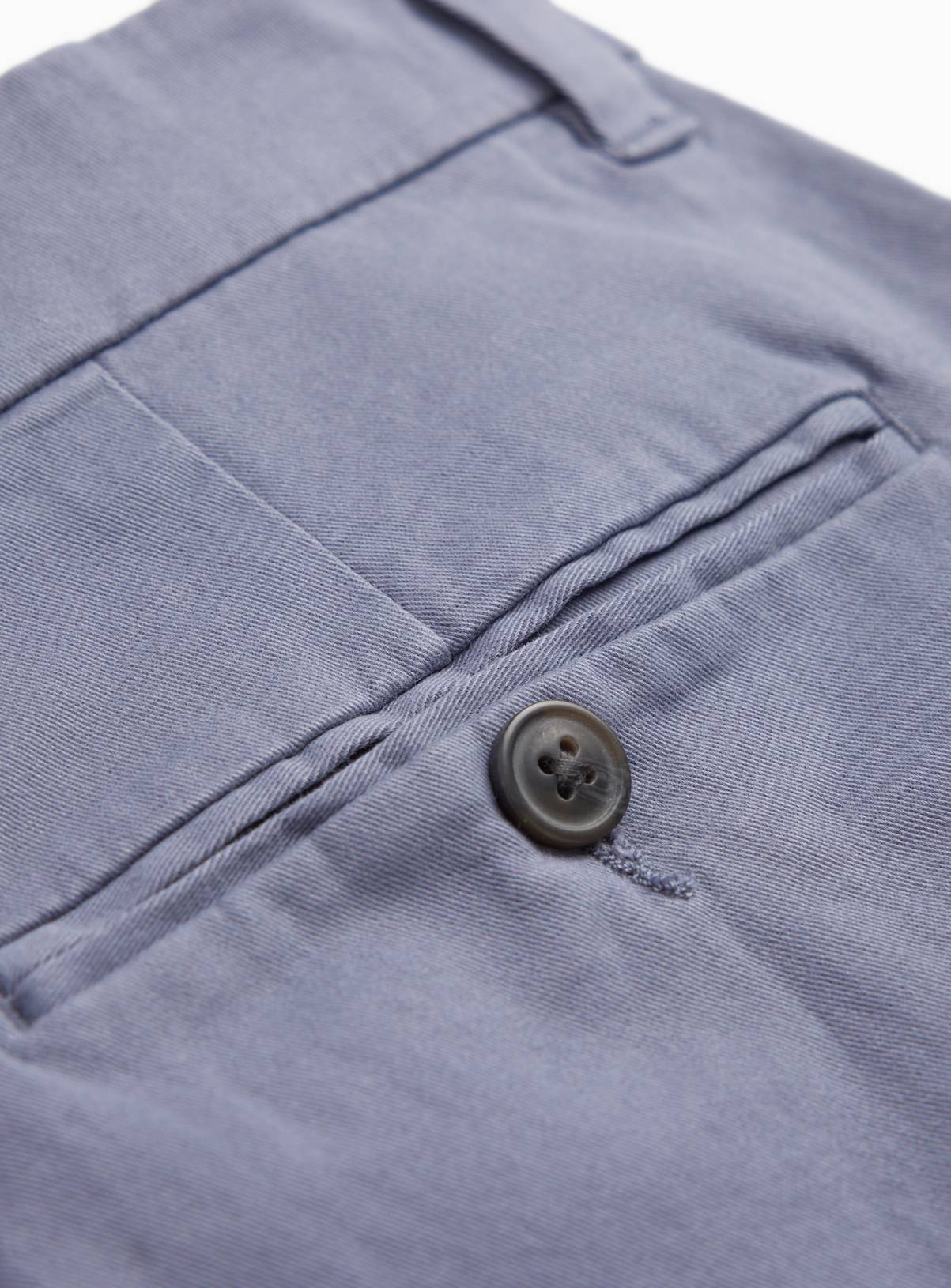 Blue Straight Leg Chino Trousers 40R - Image 4