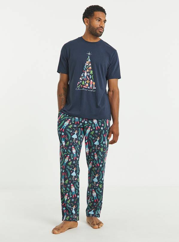 SIMPLY BE Pretty Secrets Family Pyjama Set Mens M