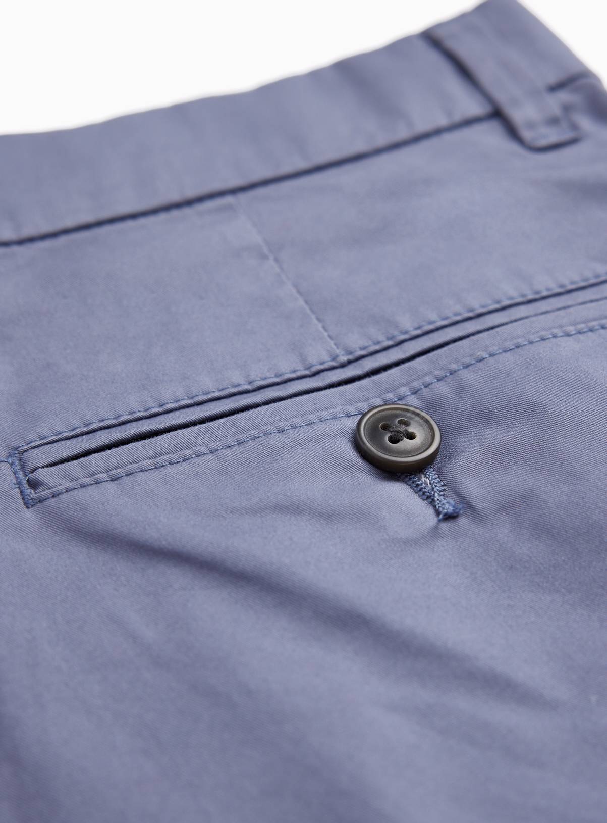 Blue Lightweight Slim Fit Chinos 34L - Image 4