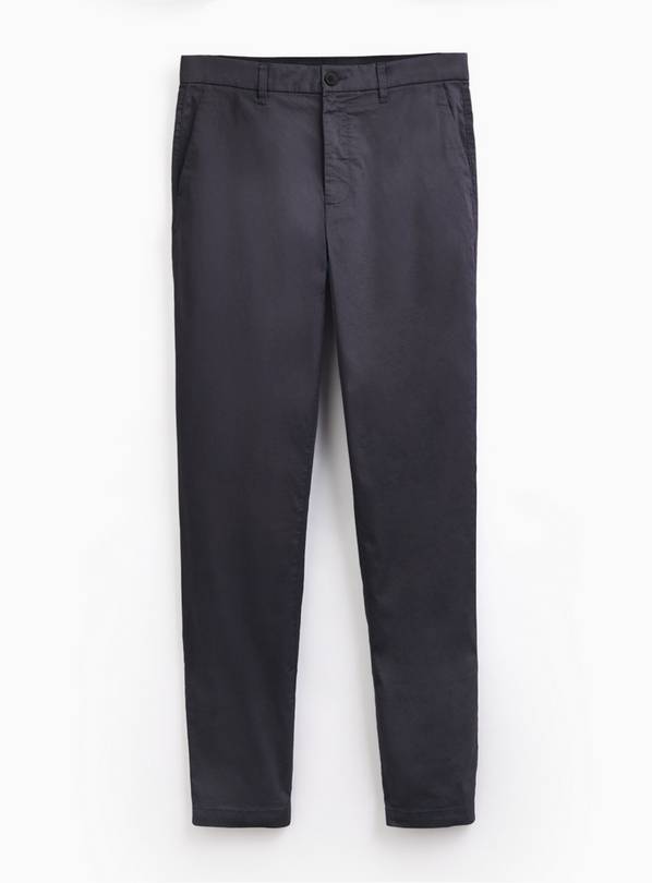 Charcoal Lightweight Slim Fit Chinos 32R