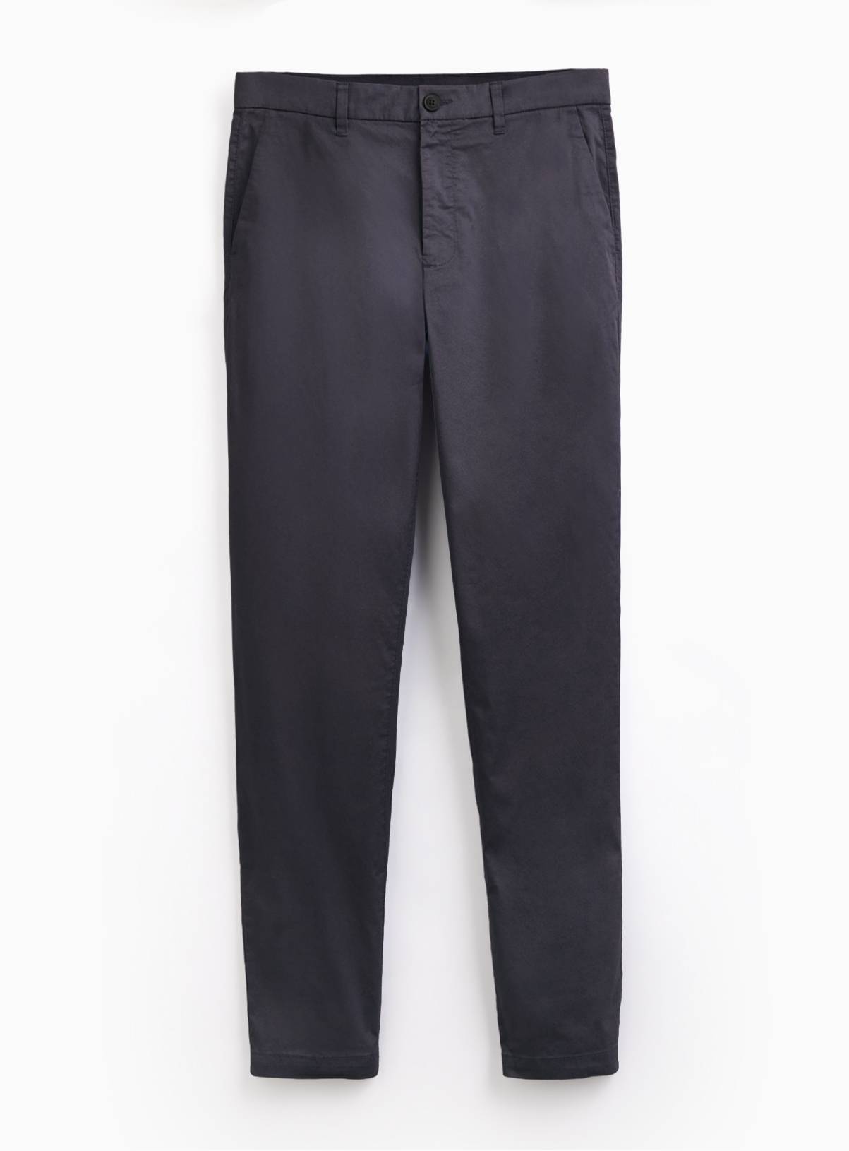 Charcoal Lightweight Slim Fit Chinos 42R - Image 3