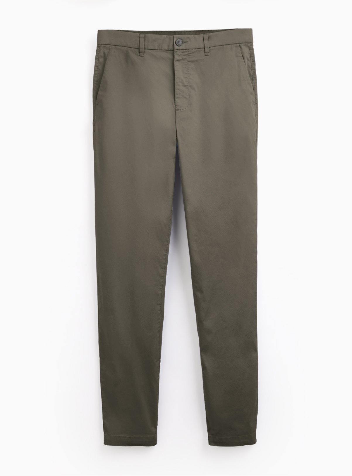 Khaki Lightweight Slim Fit Chinos 34R - Image 3 thumbnail