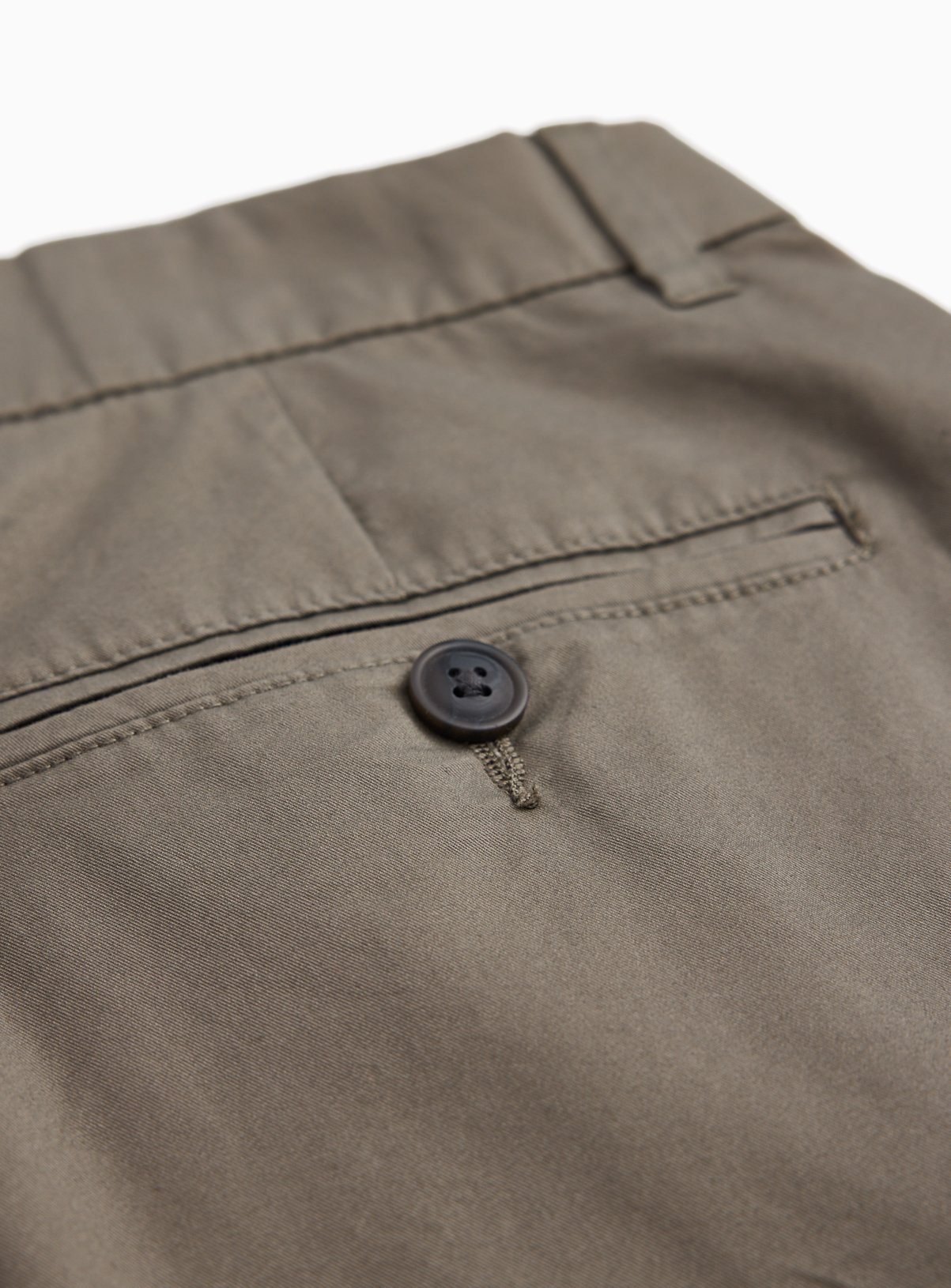 Khaki Lightweight Slim Fit Chinos 34R - Image 4 thumbnail