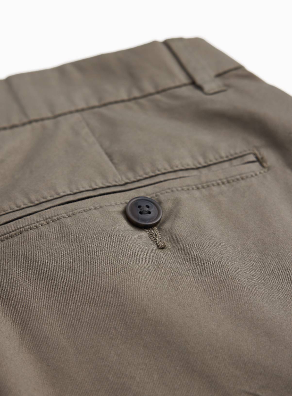 Khaki Lightweight Slim Fit Chinos 34R - Image 4