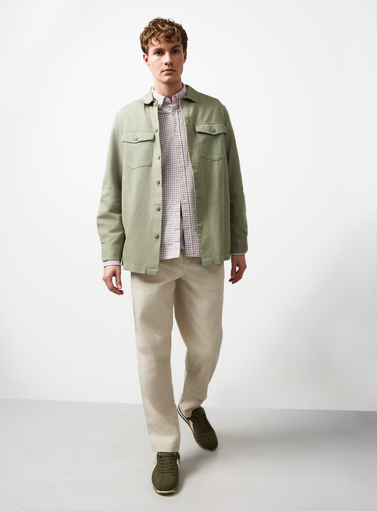 Stone Pull On Trousers 40L - Image 2 thumbnail