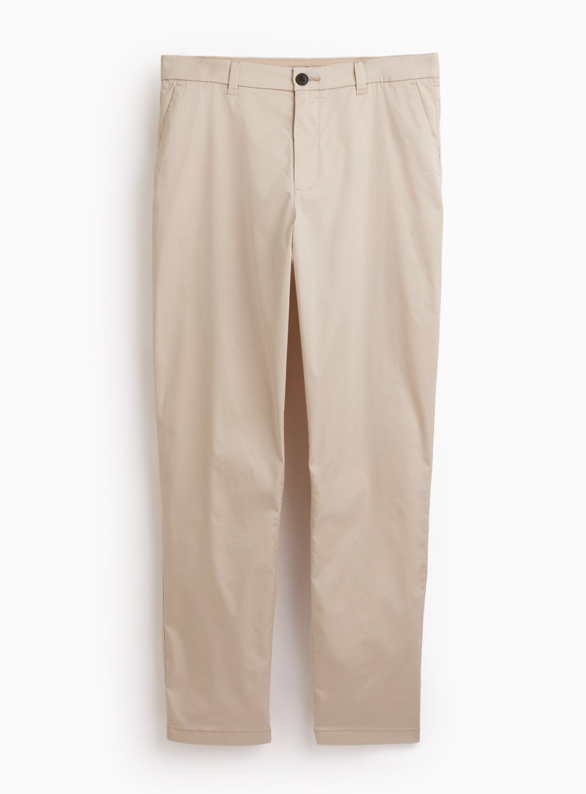 Cream Straight Leg Lightweight Chino Trousers 34L - Image 3 thumbnail