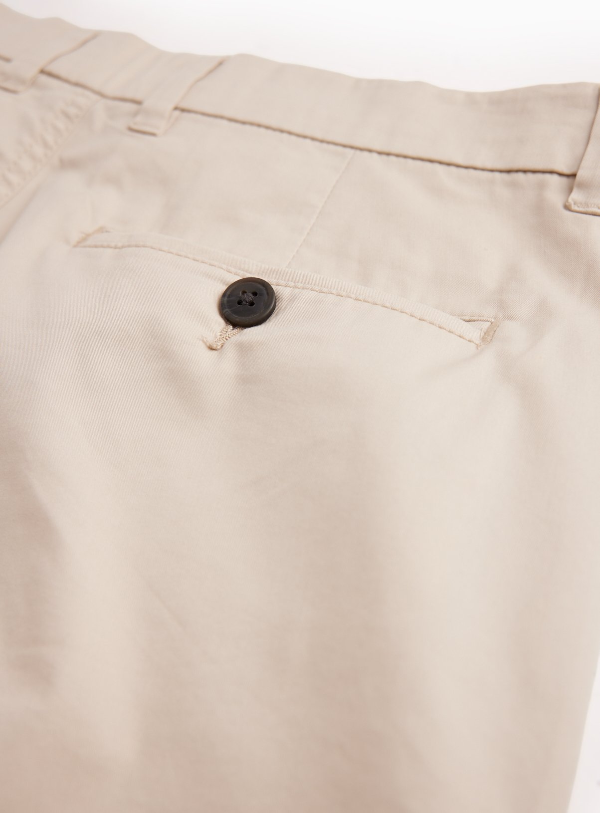 Cream Straight Leg Lightweight Chino Trousers 34L - Image 4 thumbnail