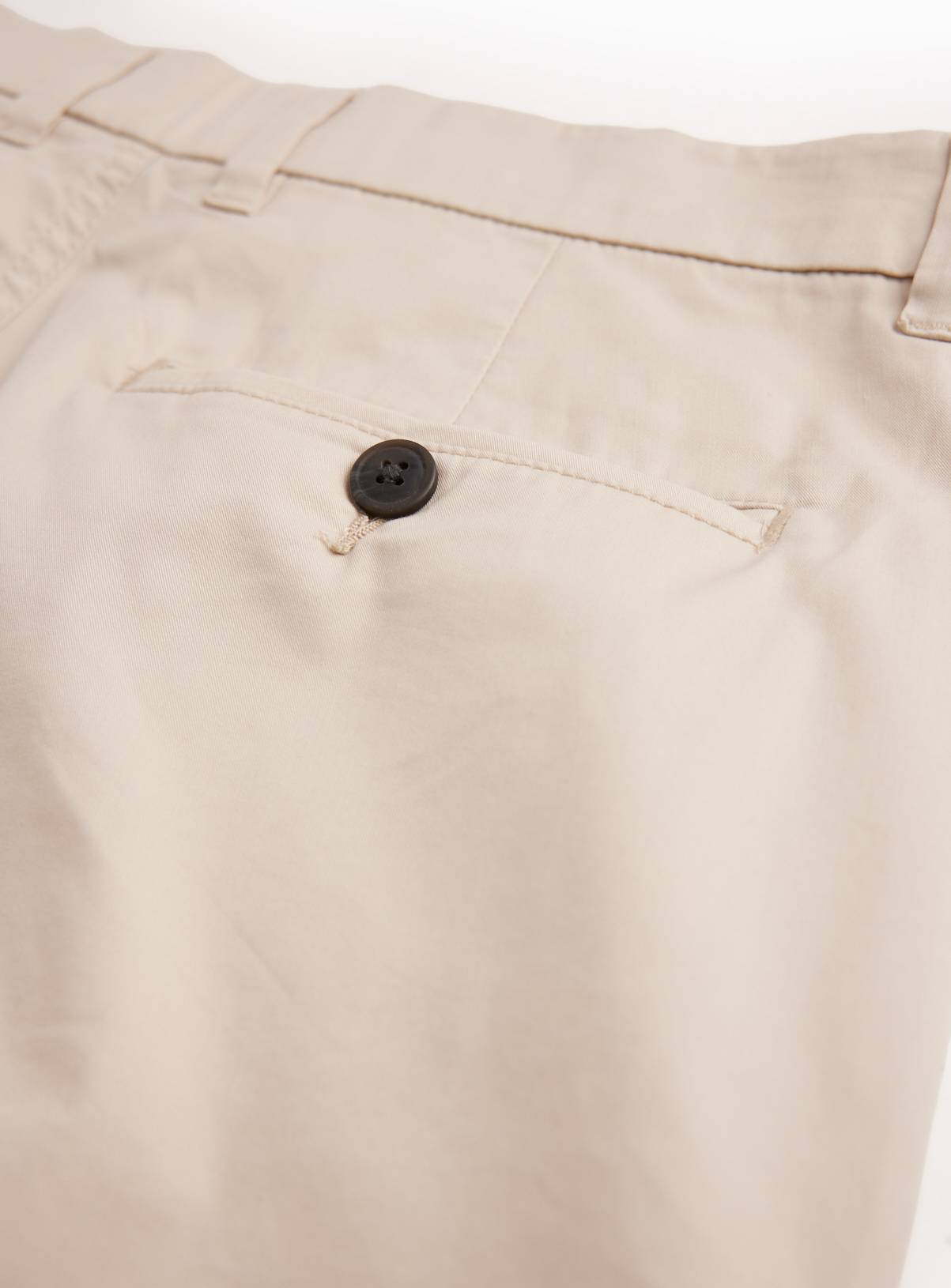 Cream Straight Leg Lightweight Chino Trousers 34L - Image 4