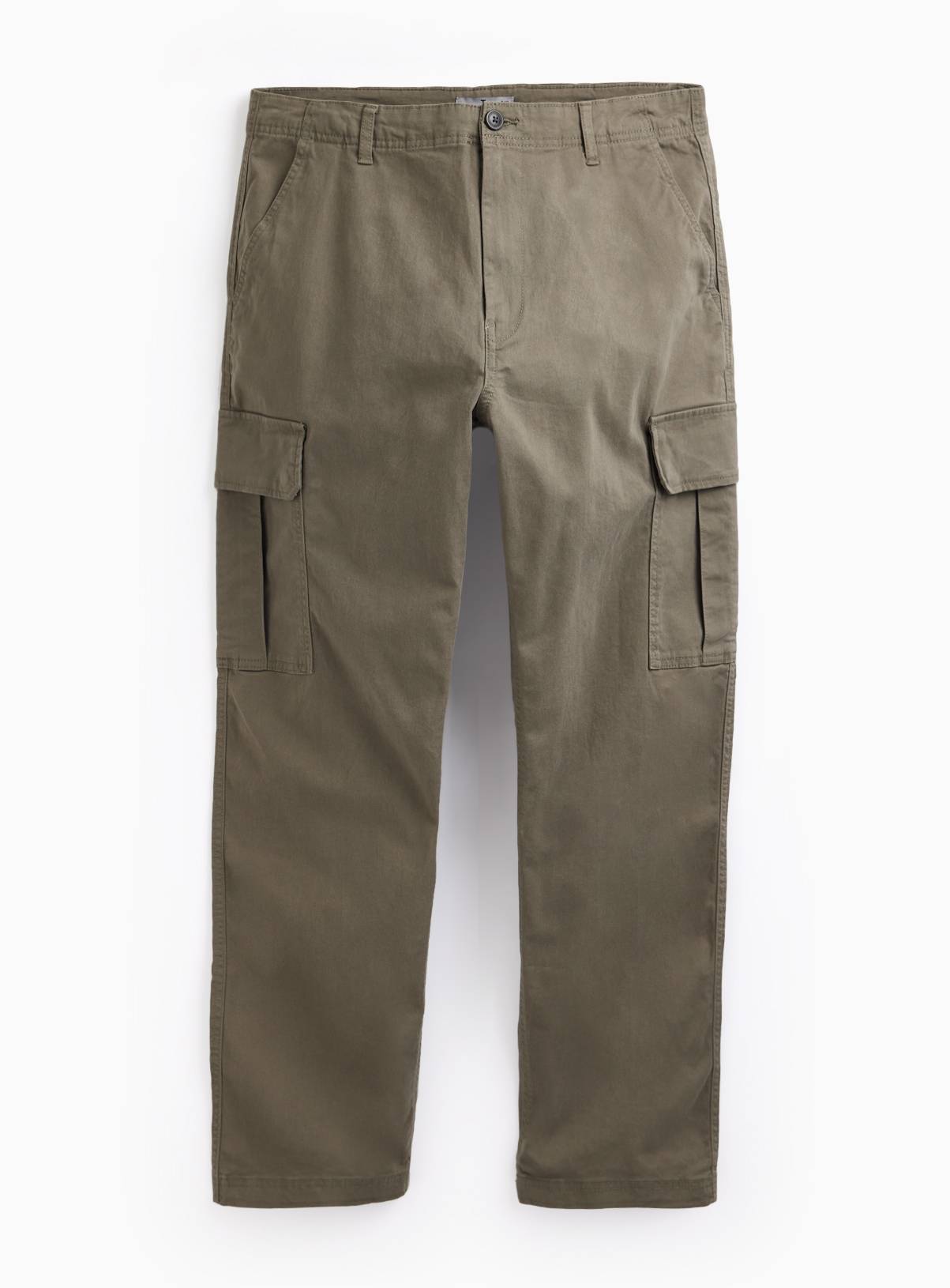 Khaki Cargo Trousers 44R - Image 3
