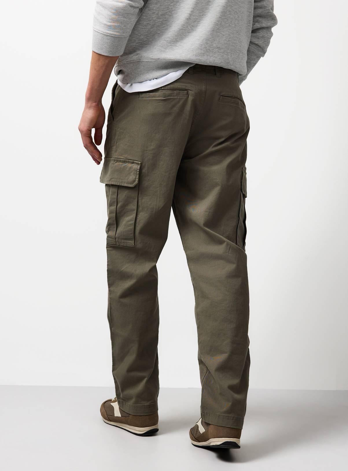 Khaki Cargo Trousers 44R - Image 5