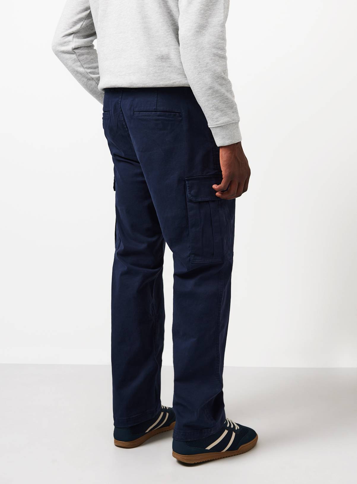 Navy Cargo Trousers 44R - Image 5
