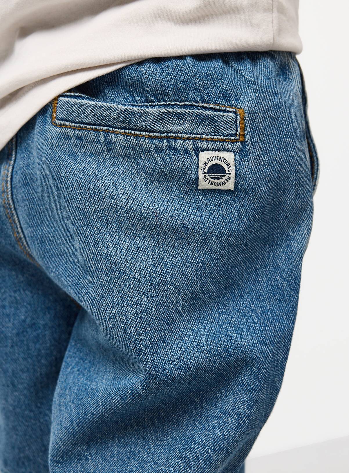 Black & Blue Denim Pull On Shorts 2 Pack 2-3 years - Image 4