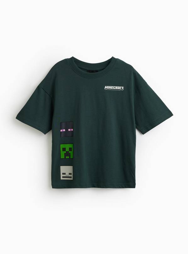 Green Minecraft Graphic T-Shirt 9 years