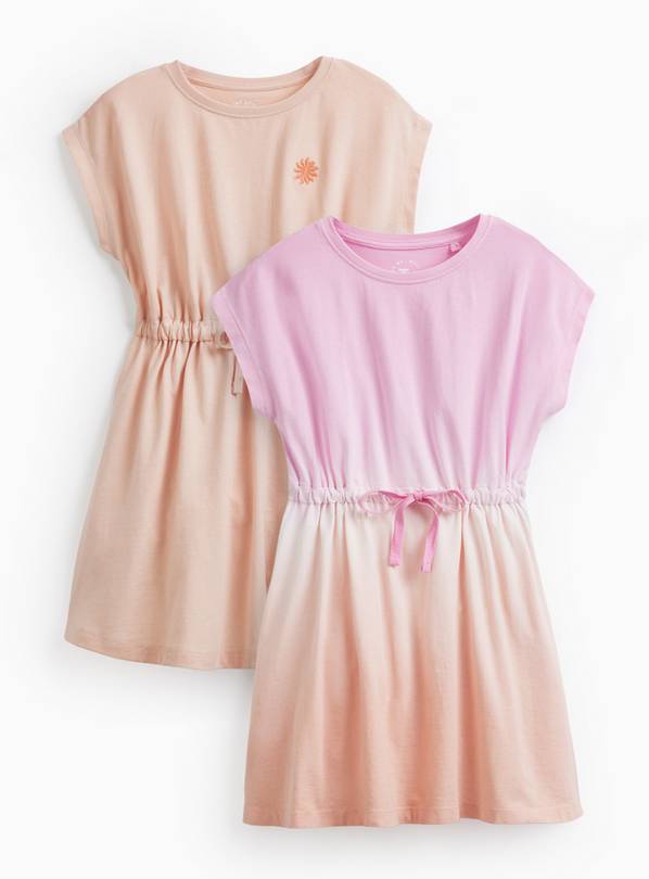 Tie Waist Jersey Dresses 2 Pack 6 years