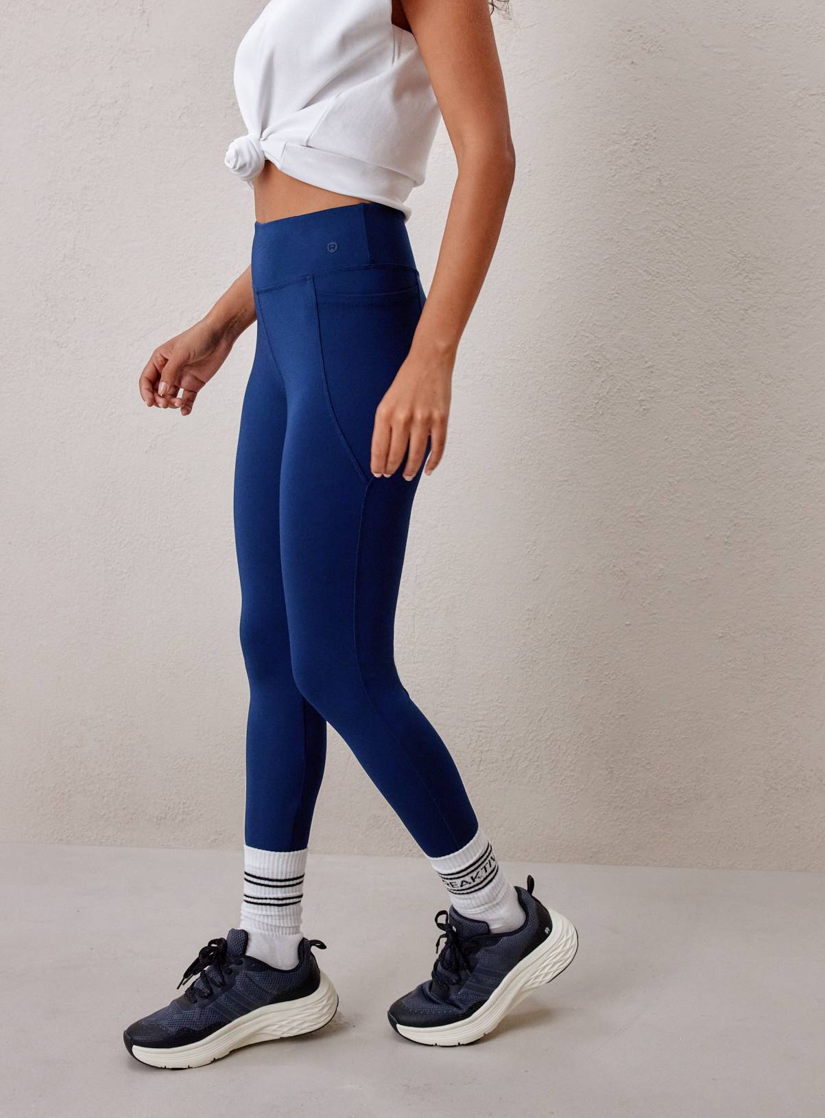 REAKTIV Everyday Navy High Waisted Full Legging XL - Image 1