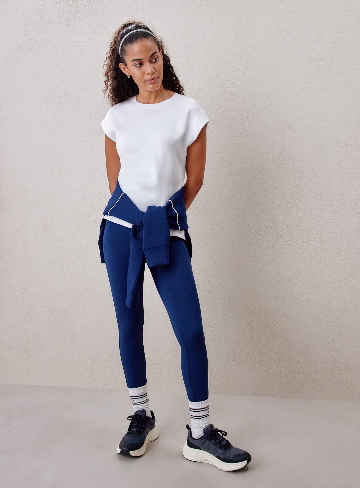 REAKTIV Everyday Navy High Waisted Full Legging XL - Image 2 thumbnail