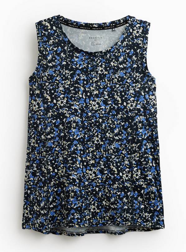 REAKTIV Ditsy Floral Print Loose Swing Vest XL