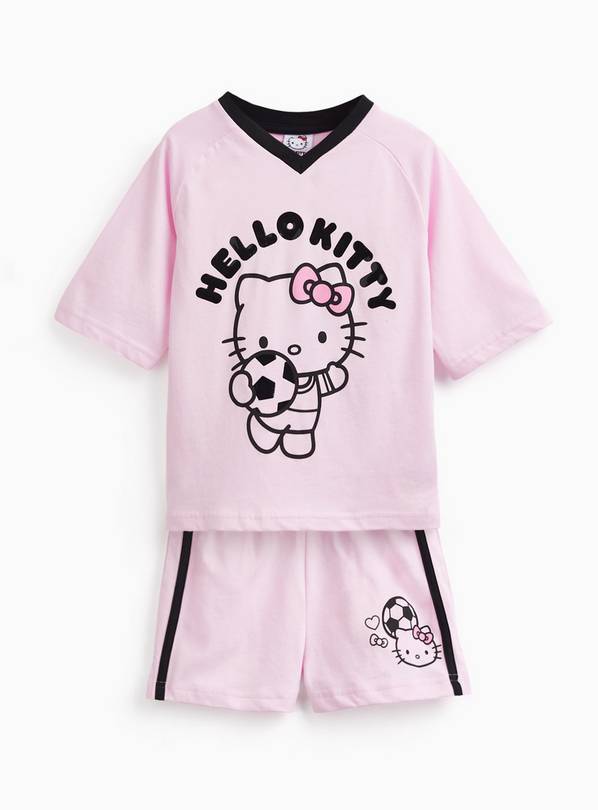 Pink Hello Kitty Football Style Pyjama Set 5-6 years