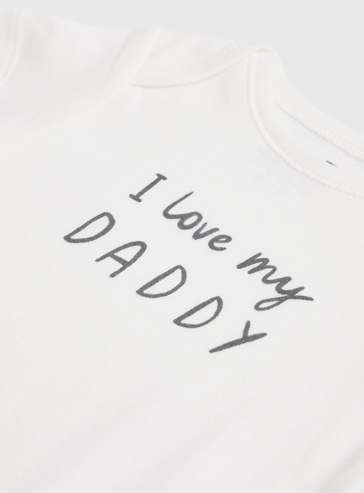 White I Love My Daddy Bodysuit Up to 1 mth - Image 2 thumbnail
