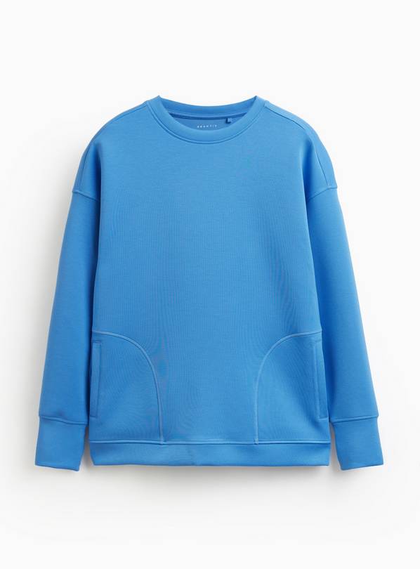 REAKTIV Blue Luxe Scuba Sweatshirt S