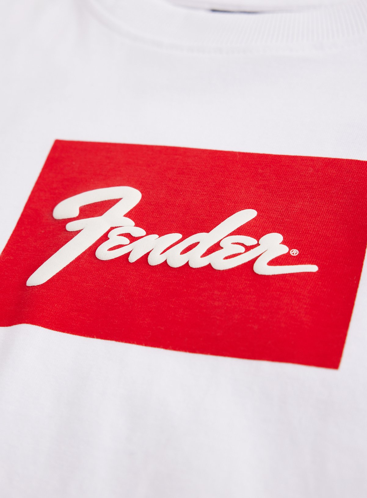 Buy White Fender Graphic T-Shirt 10 years | T-shirts and shirts