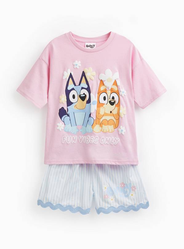 Pink Bluey Print Short Pyjama Set 1-2 years