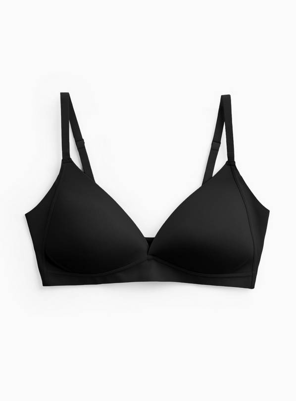 Black Triangle Shape Smoothform™ Non-Wired Padded Plunge Bra 40D
