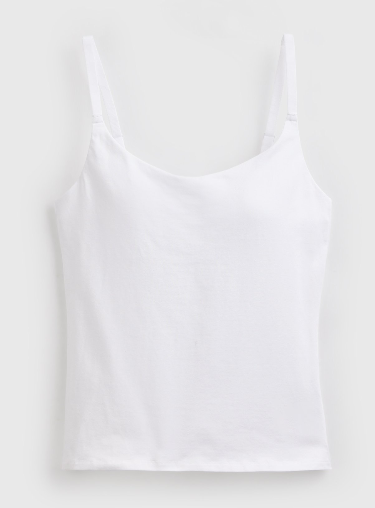 Cottonform™ White Support Strappy Vest 6 - Image 2 thumbnail