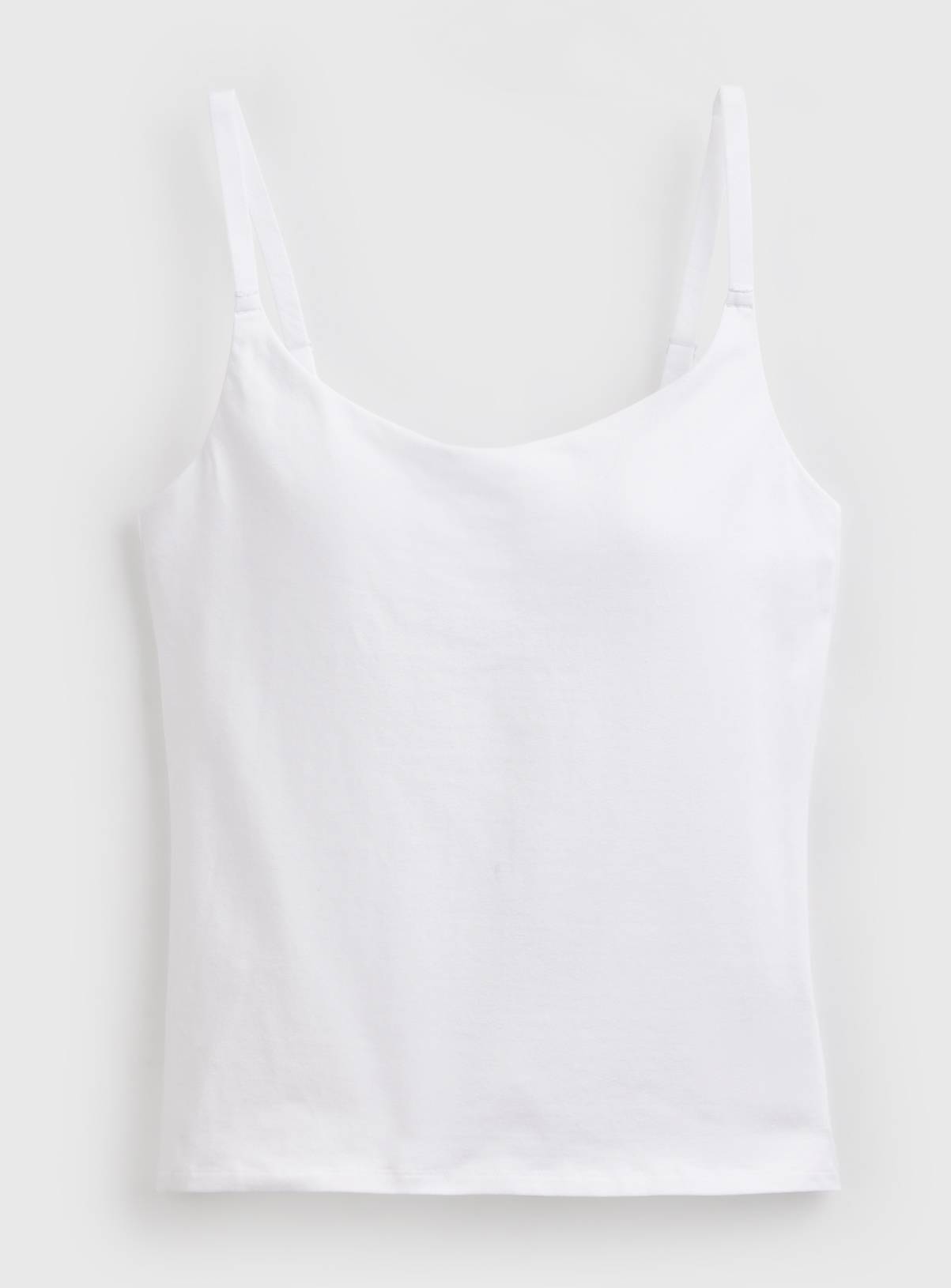 Cottonform™ White Support Strappy Vest 6 - Image 2