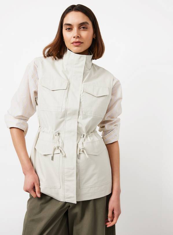 Cream Utility Gilet L