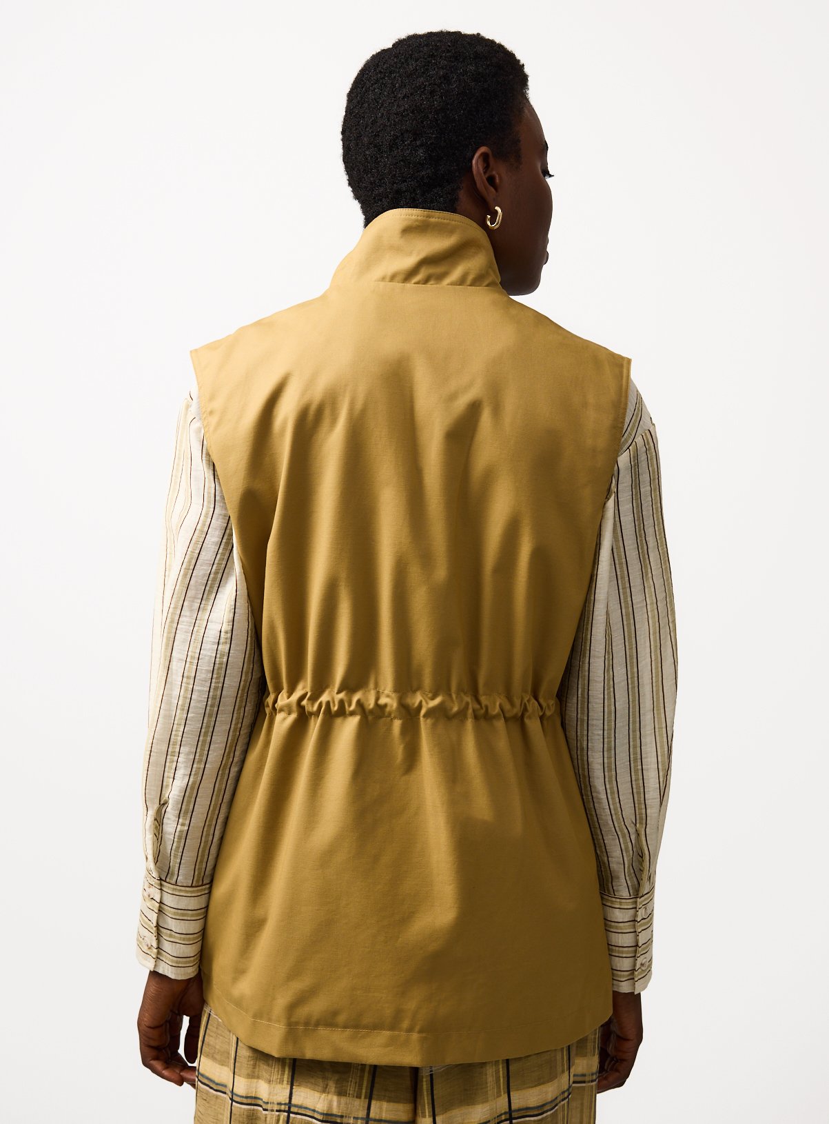 Khaki Utility Gilet XL - Image 5 thumbnail
