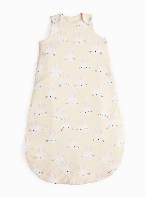 Yellow Bunny Print 1.5 Tog Sleeping Bag 18-24 months
