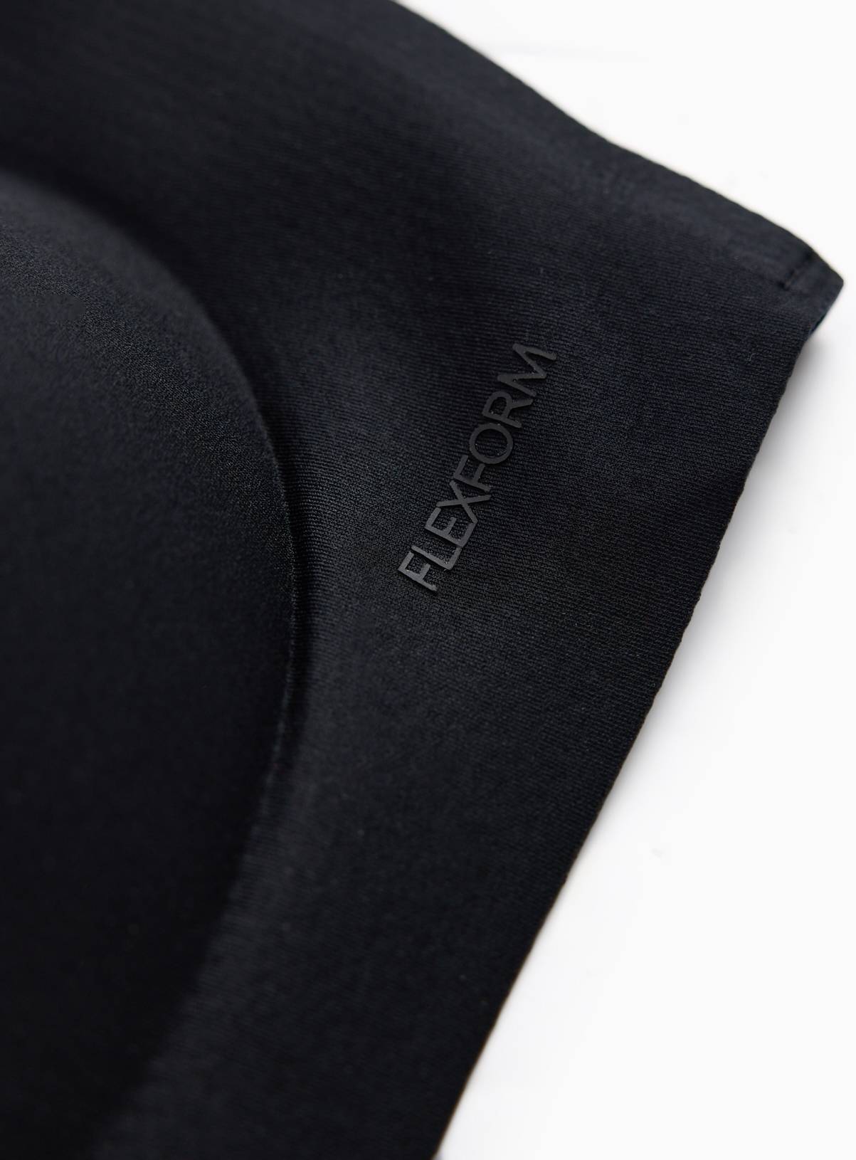 Flexform™ Black Bonded Scoop Neck Bralette XXXL - Image 4