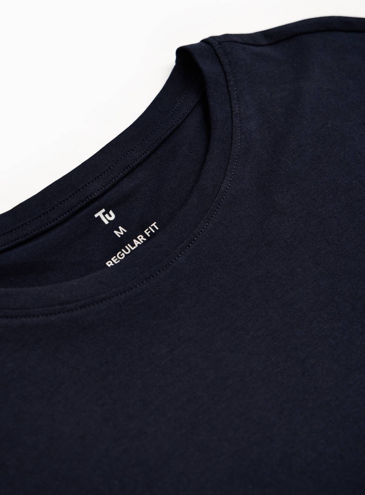 Navy Regular Crew Neck T-Shirts 5 Pack XL - Image 4